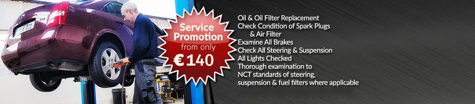 Car Service Promotion Waterford